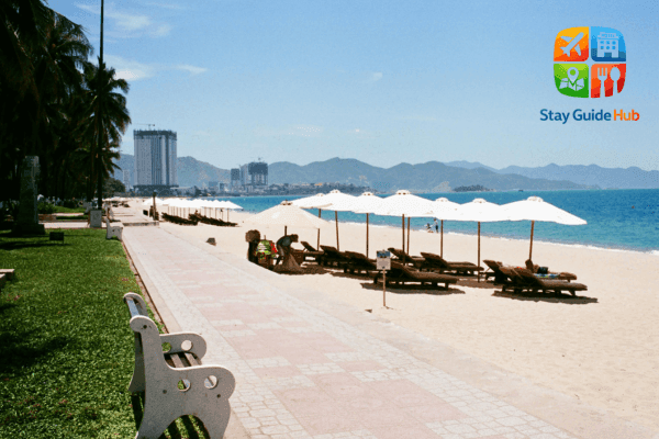 bãi biển Trần Phú Nha Trang buổi chiều