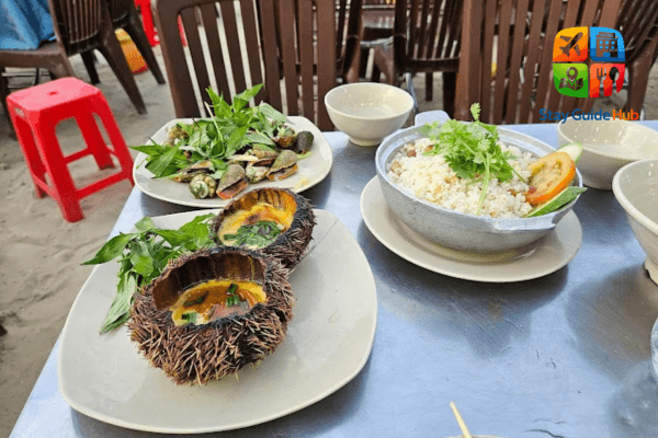 hải sản tươi sống ở Nha Trang