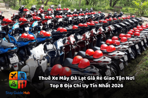 Thuê Xe Máy Đà Lạt Giá Rẻ Giao Tận Nơi – Top 8 Địa Chỉ Uy Tín Nhất 2026